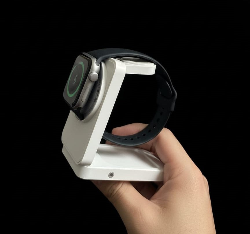 GlowCharge™ 3-in-1 Magnetic Smartwatch Charging Dock